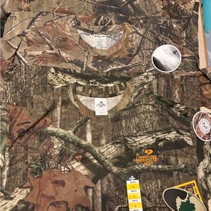 3 NWT Mossy Oak Men's Short Sleeve Camouflage Tees size large